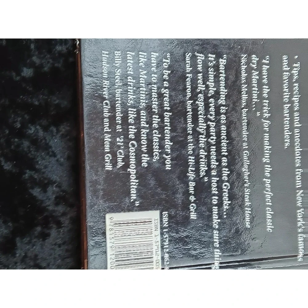 The New York Bartender's Guide 1997 HC Nearly‎ 1300 Drink Recipes UK Print